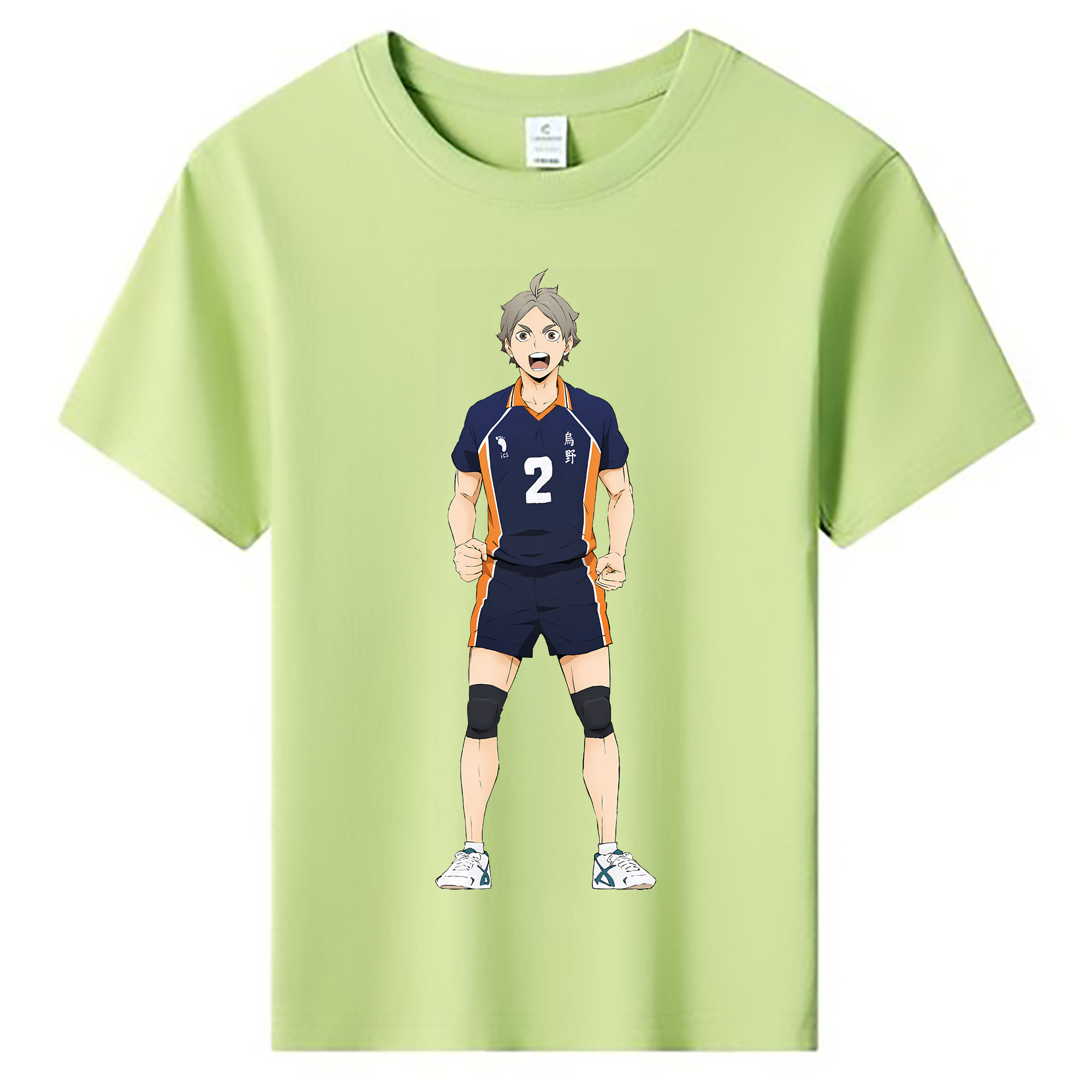 （画像用） ハイキュー!! Haikyu!! 綿100％キッズTシャツ（フロントプリント）
